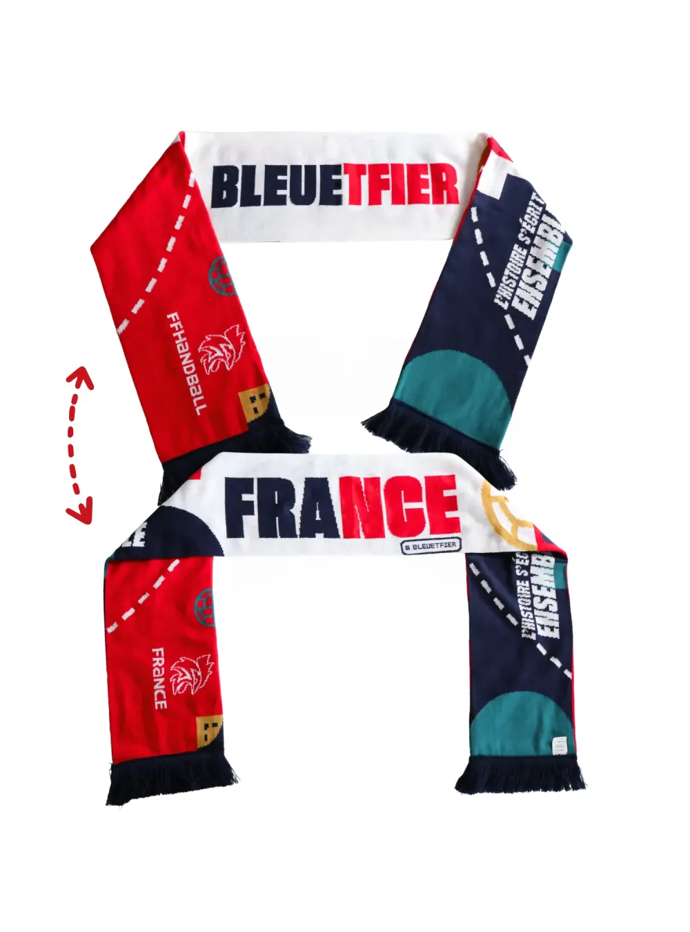 Echarpe officielle France Bleu Et Fier