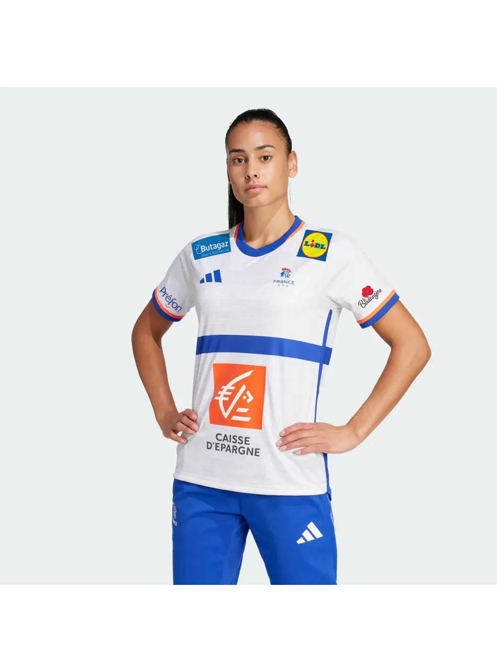 Maillot Replica Femme Blanc Edf 24