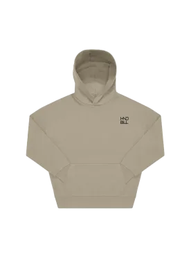 Sweat à Capuche Oversize Beige HNDBLL
