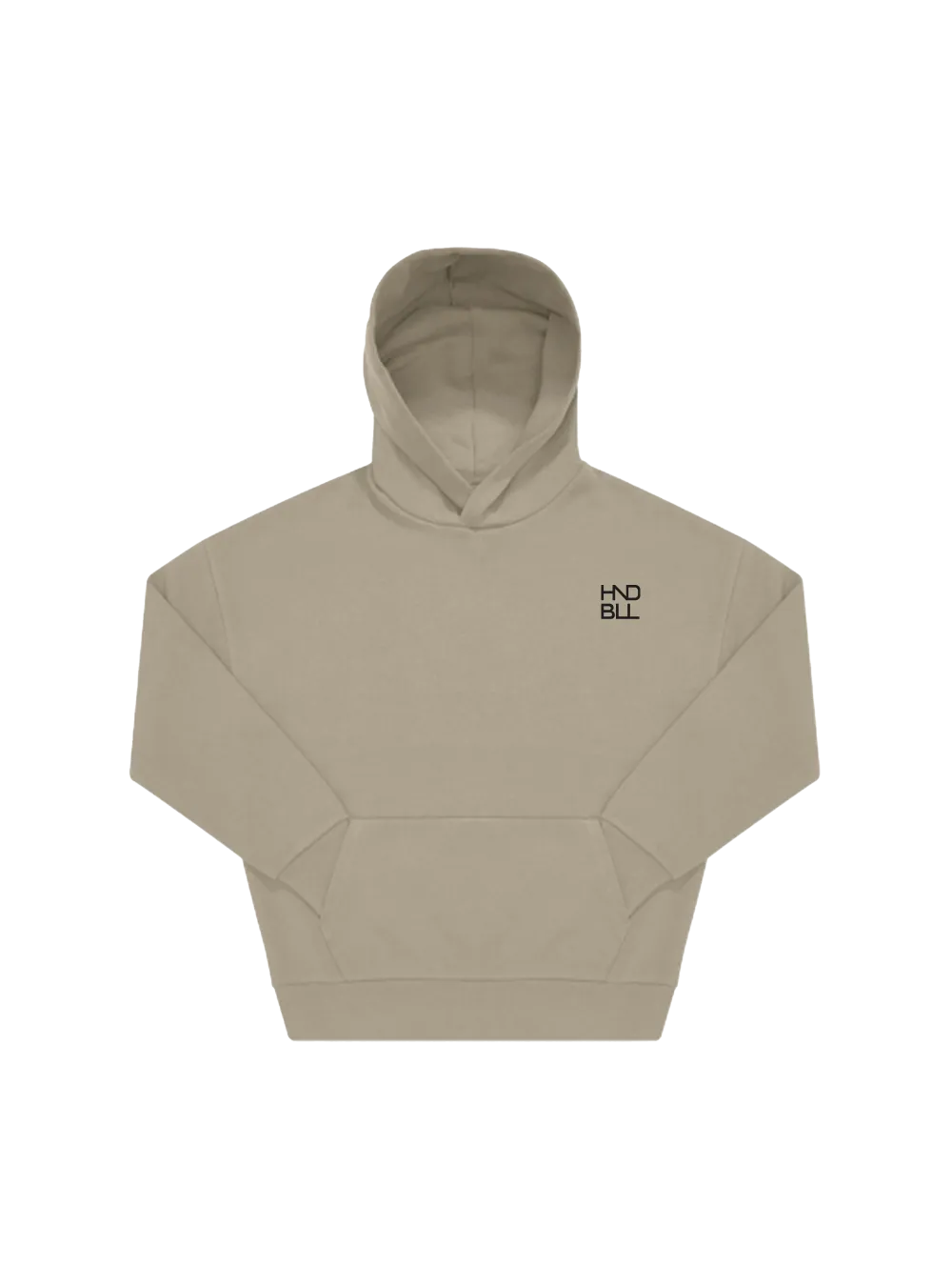 Sweat à Capuche Oversize Beige HNDBLL