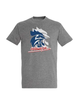 T-shirt Unisexe GRIS Bleu et Fier ENFANT