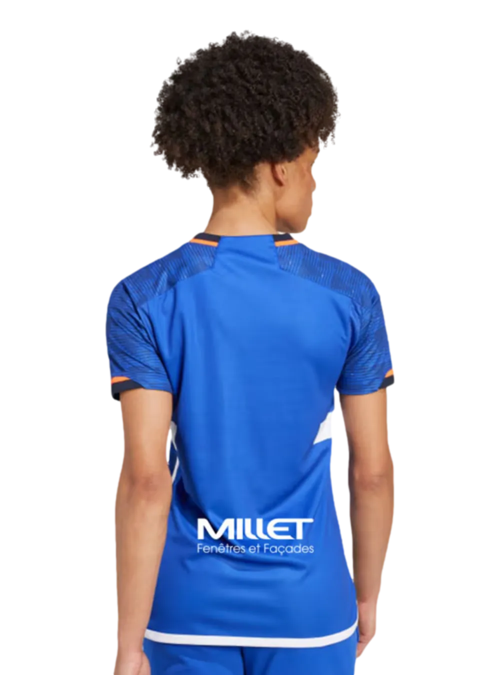 Maillot replica femme bleu Edf 24 x3 étoiles