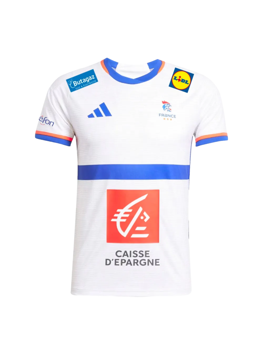 Maillot Replica Femme Blanc Edf 24 x3 étoiles